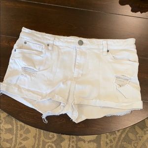 STS Blue - white denim shorts